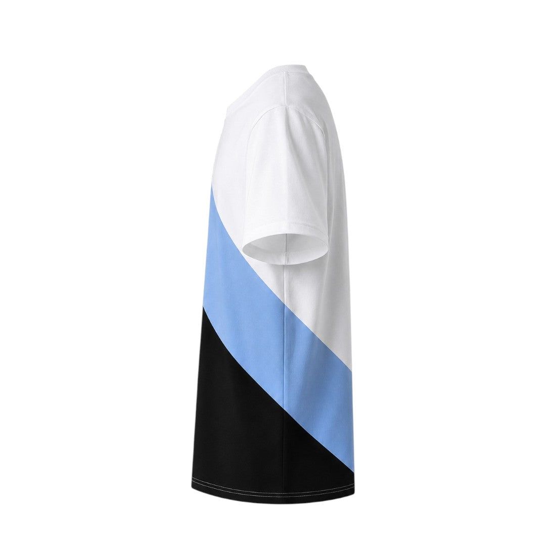 Anna G Fashion Men's Color Block Crew Neck T-Shirt