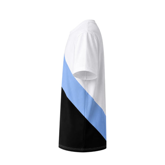 Anna G Fashion Men's Color Block Crew Neck T-Shirt