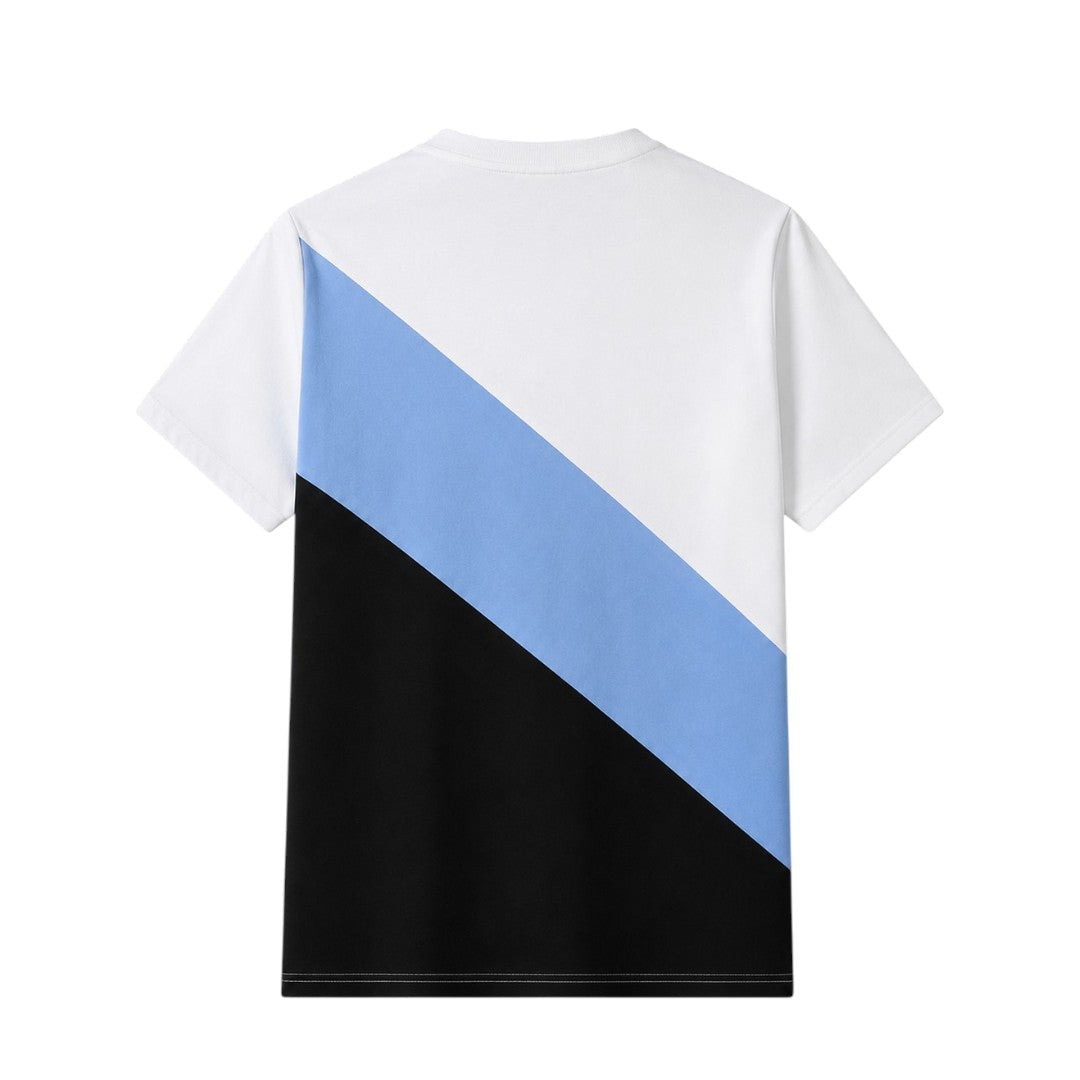 Anna G Fashion Men's Color Block Crew Neck T-Shirt